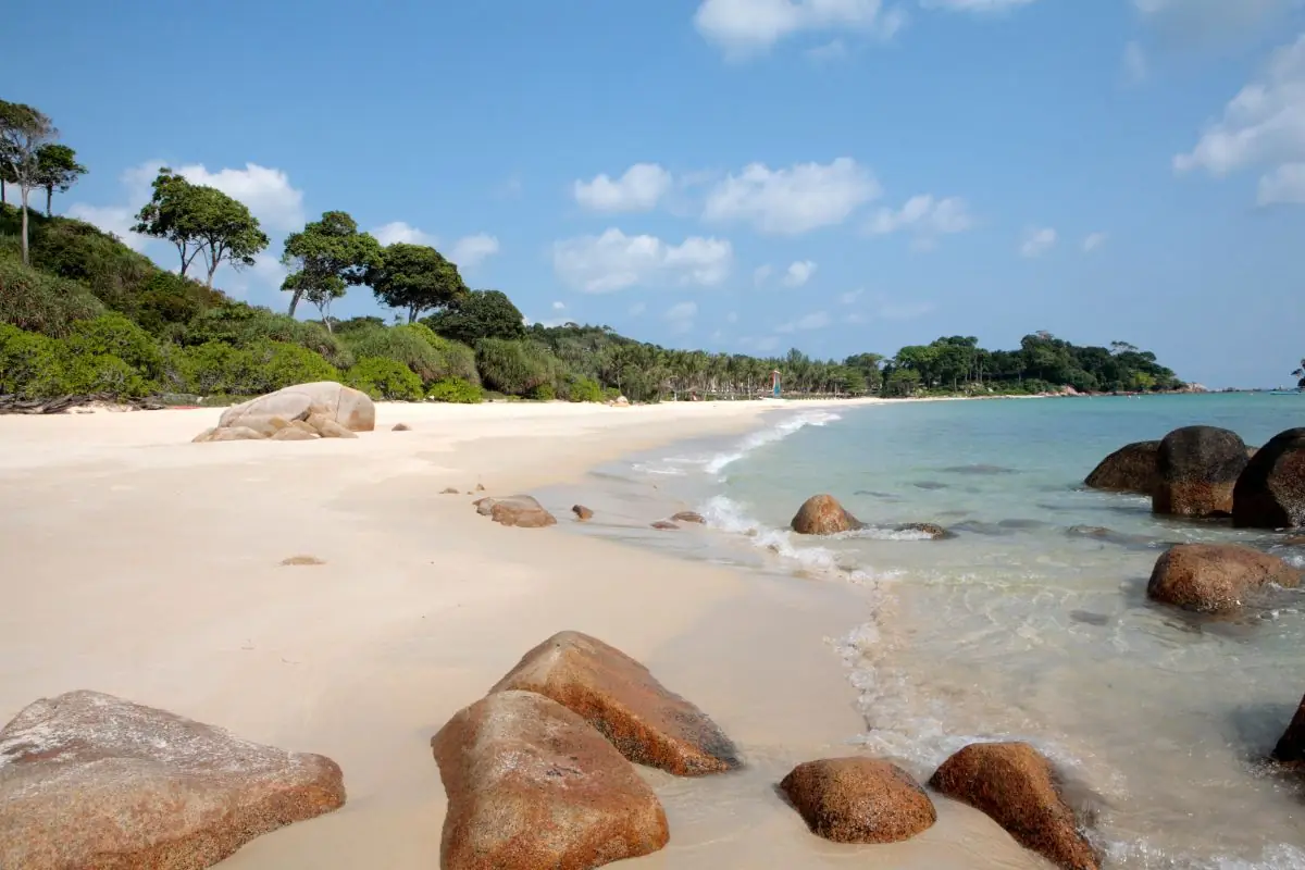 Beachfront resort on Bintan Island, Indonesia