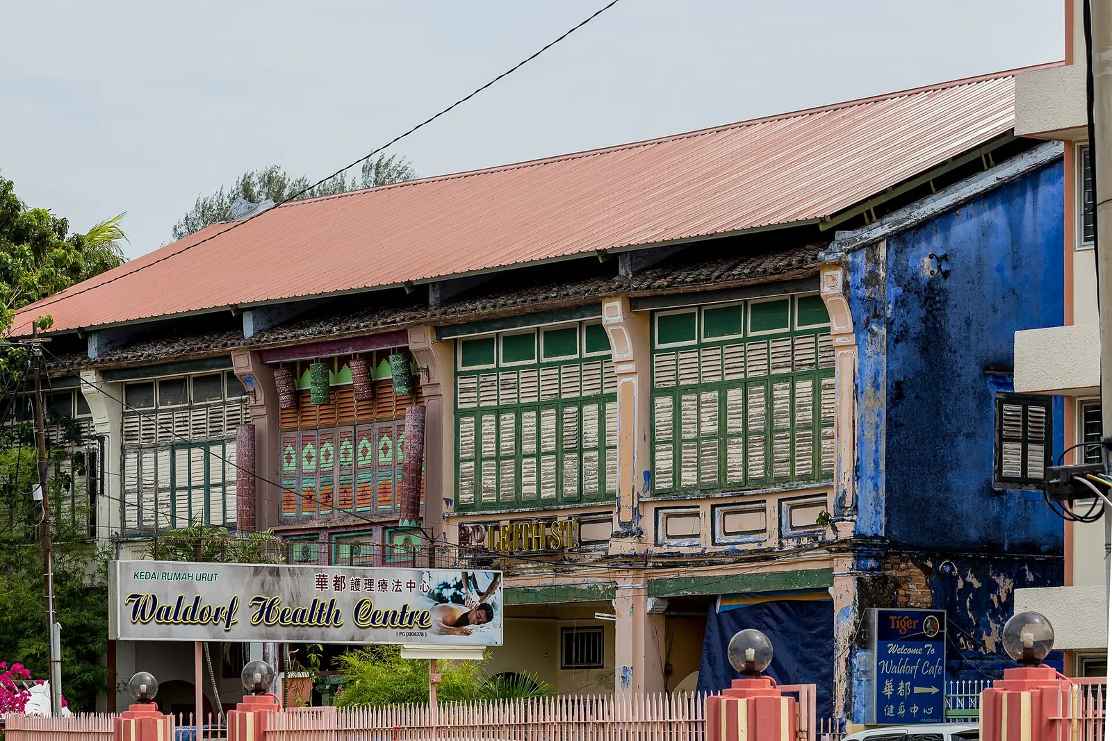 Heritage house on Leith Street in George Town, Penang